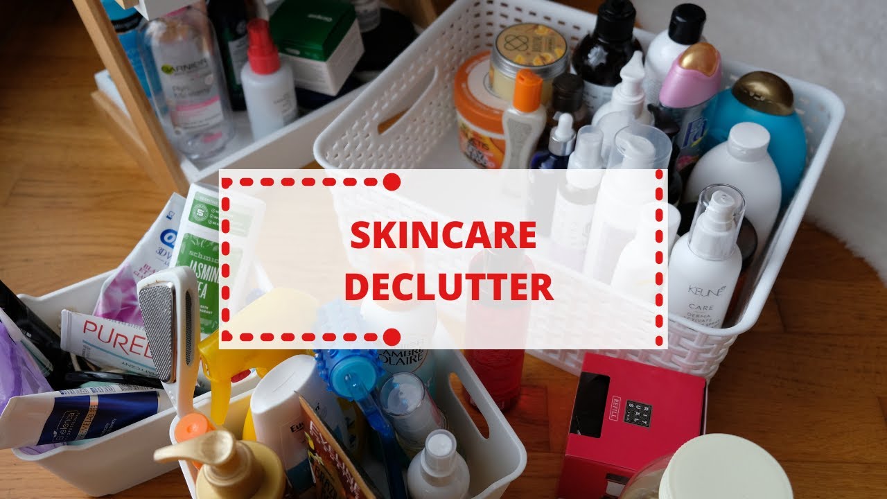 SKINCARE DECLUTTER & COLLECTION 2022 | DECLUTTER