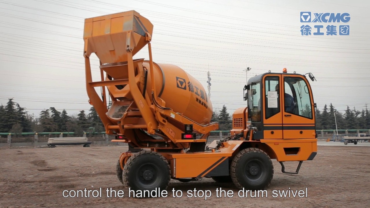 Hot Sale XCMG Selfloading Mobil Concrete Mixer Truck SLM-4