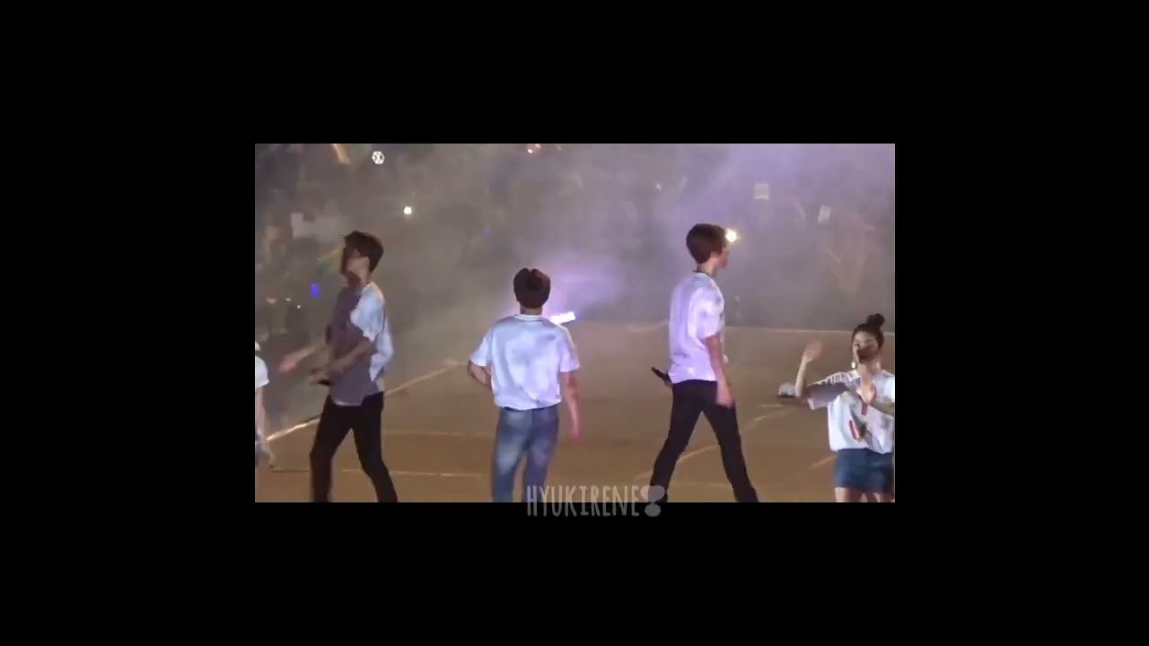 Eunhyuk x Irene's moments in SMtown concert (ending) | #Eunhyuk #Irene #superjunior #redvelvet
