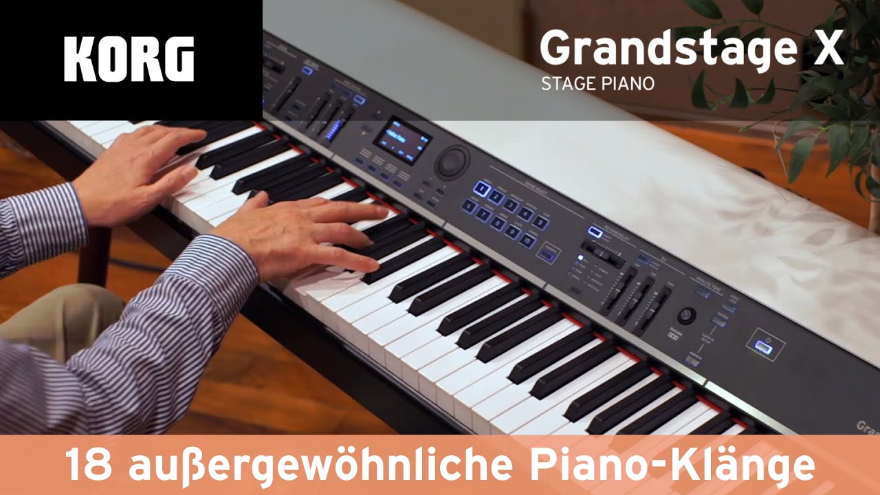 18 außergewöhnliche Piano-Klänge im KORG Grandstage X