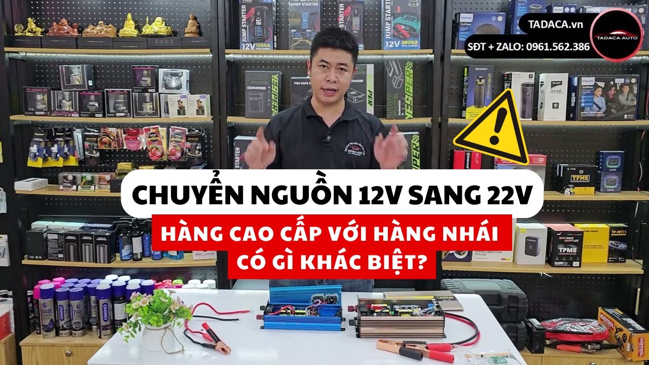 So S&aacute;nh Bộ Chuyển Nguồn 12V Sang 220V 
