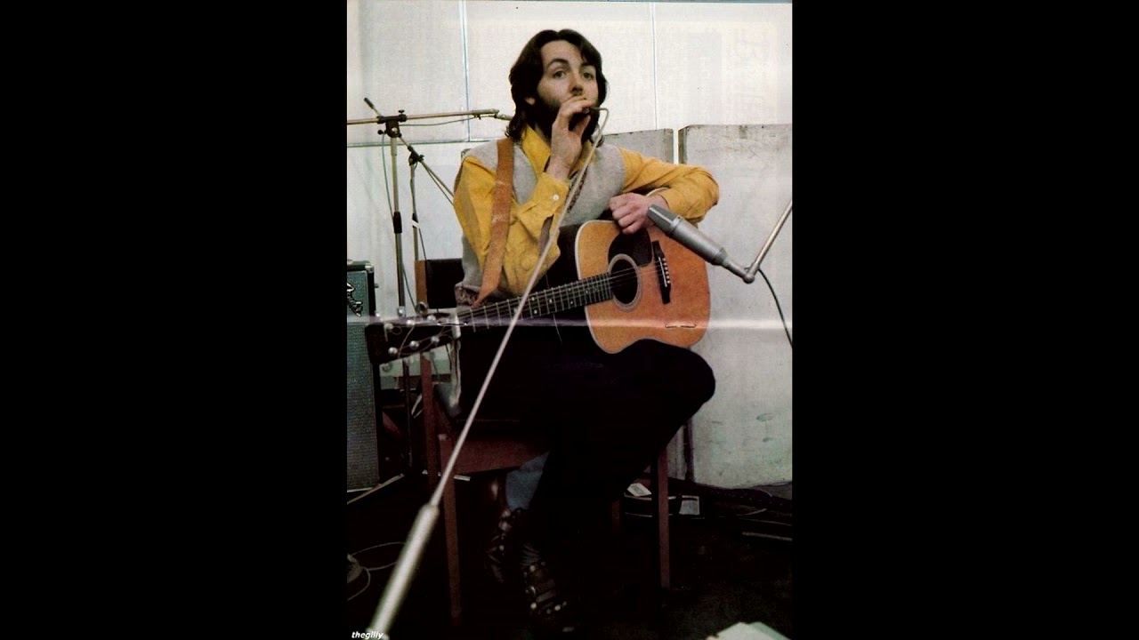 The Beatles - Two Of Us (1969 Rehearsals)