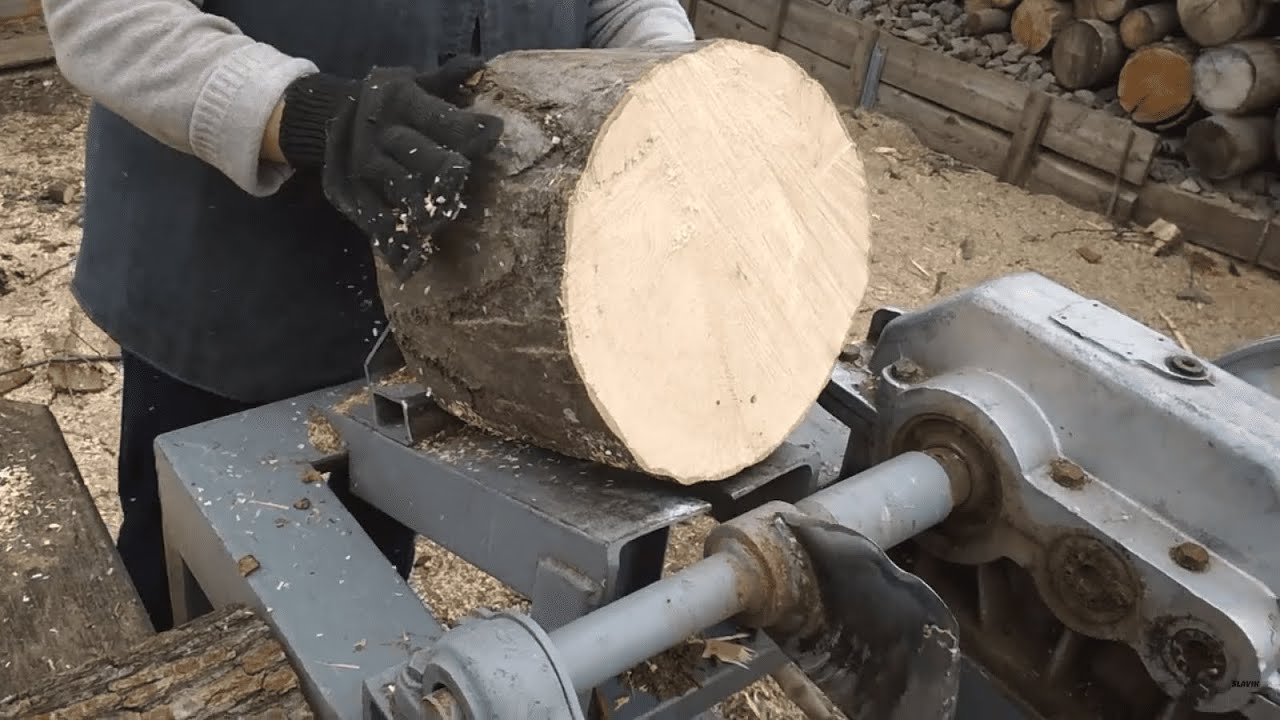 #10 Дровокол редукторний.Wood splitter 220 volt.Homemade Wood Splitter. Girl chopping wood??!!