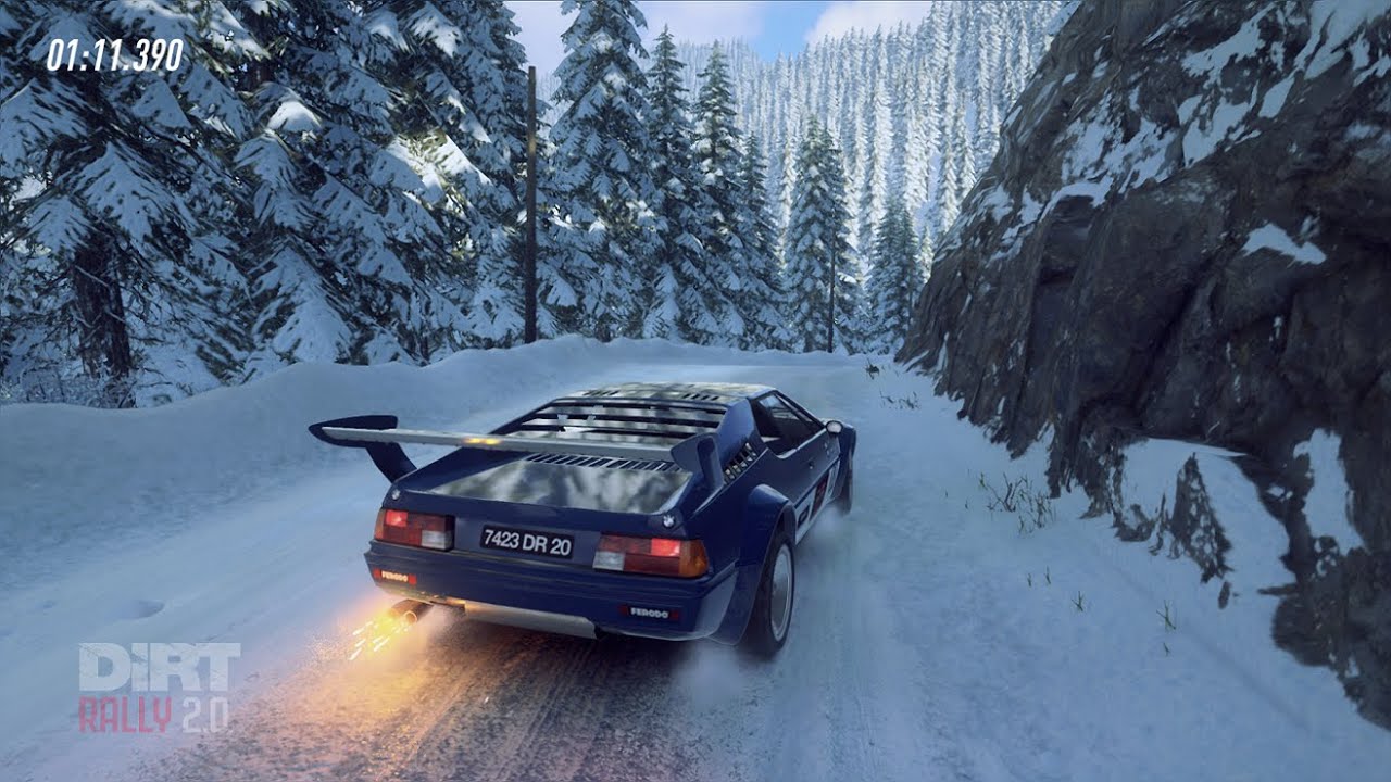 Dirt Rally 2.0 | BMW M1 Procar Rally (Exhaust Backfire Fix) - Monte Carlo Col de Turini Depart (4K)