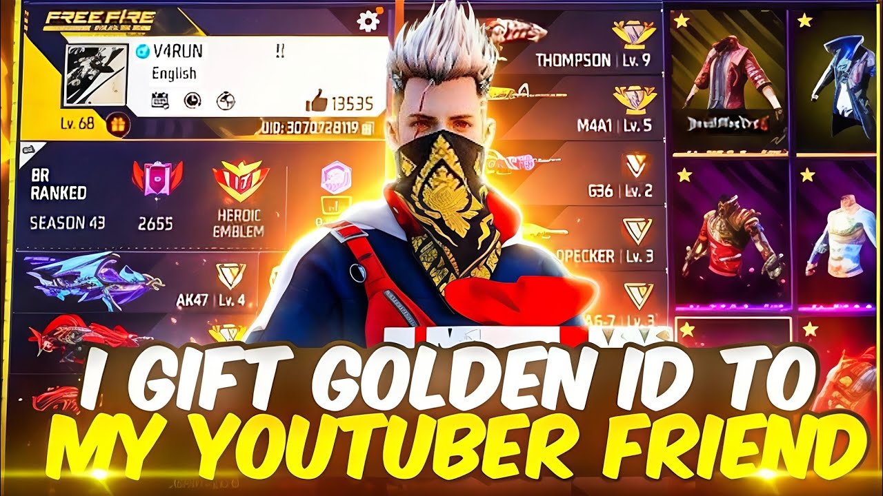 I Gifted most rare &ldquo;V&rdquo; Badge ID for my brother 🥳 Full collection reveal of V Badge ID 😎 || sahidfexo
