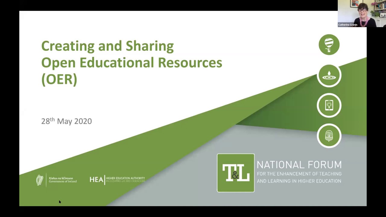 Webinar: Creating and Sharing Open Educational Resources (OER)