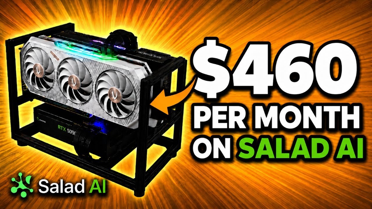 4x RTX 5090s Earned Me $460 Last Month on Salad AI