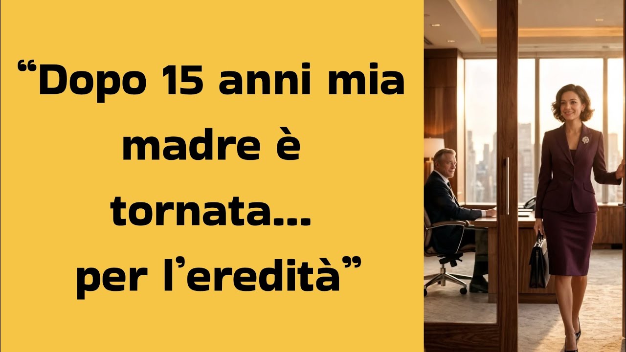Storia: Una madre torna dopo 15 anni-una storia drammatica 