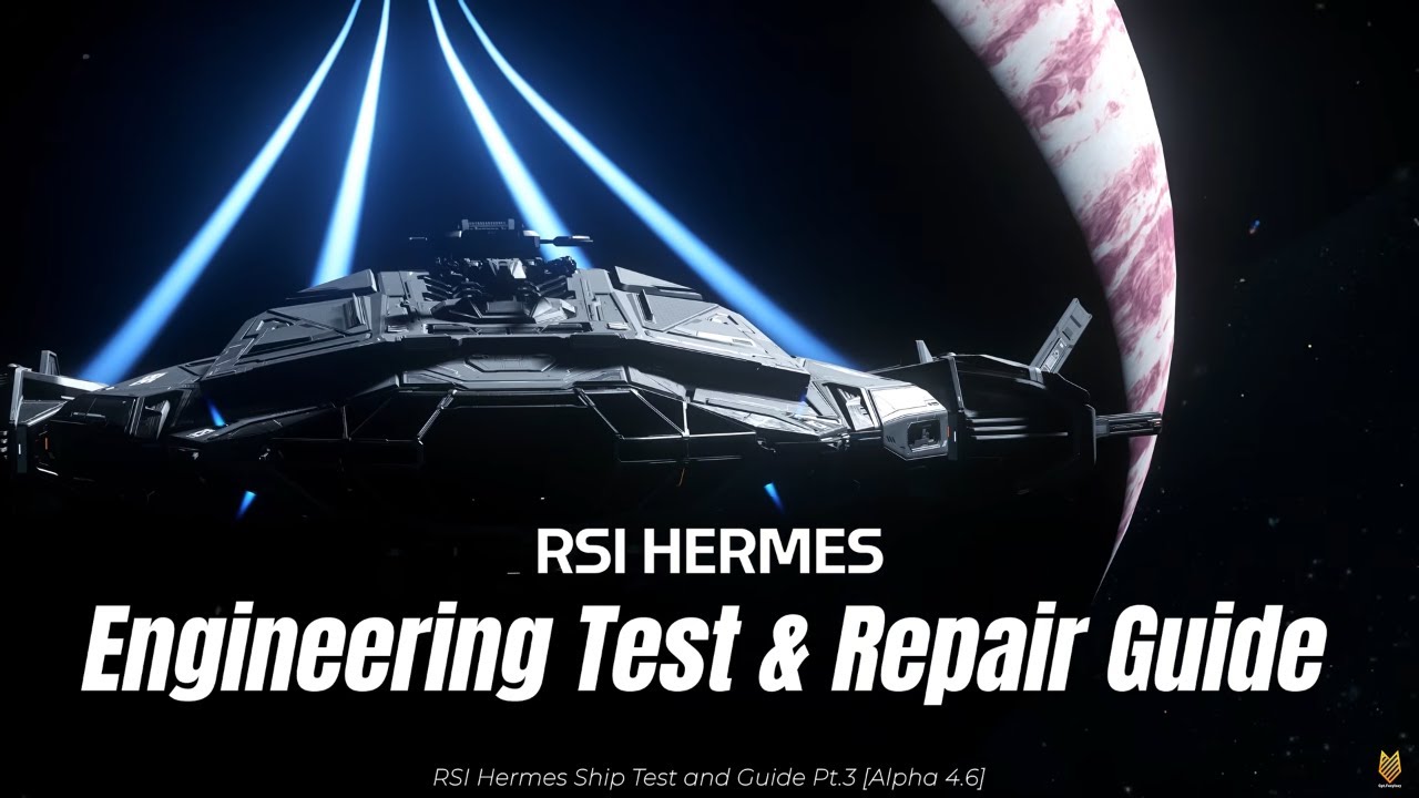 RSI Hermes: Ship Test & Guide Pt.3 | Defense Capability, Engineering Test & Repair Guide [Alpha 4.6]