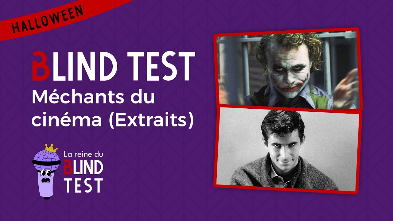 BLIND TEST - MÉCHANTS (extraits films VF) - Spécial Halloween