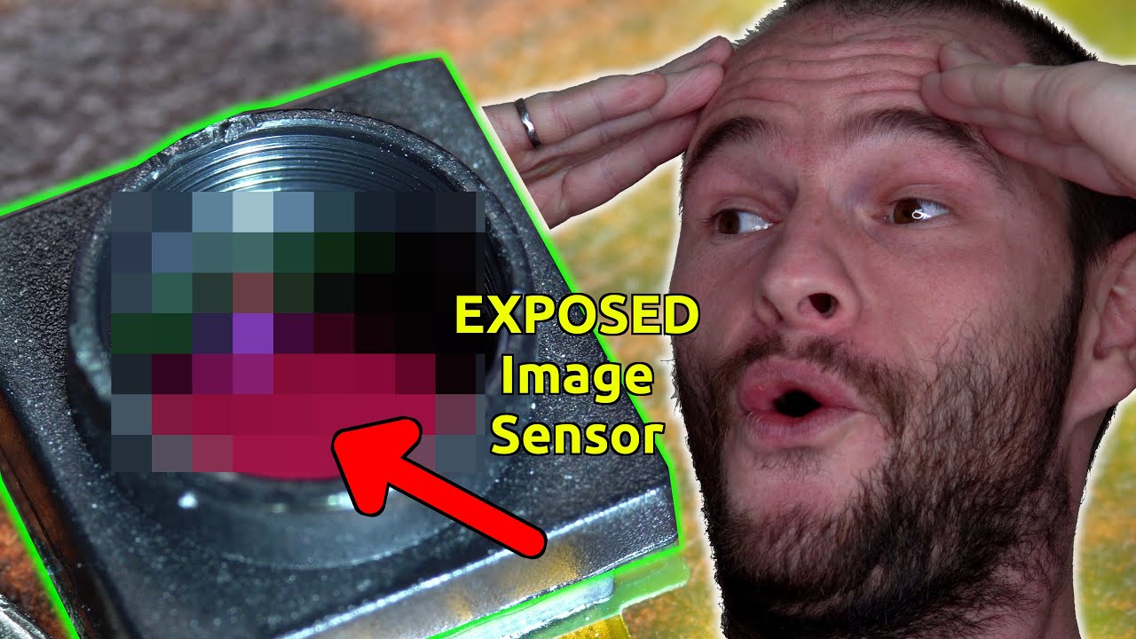 EXPOSING The Raspberry Pi Camera Sensor - Teardown & Speedrunning Custom Lens Systems