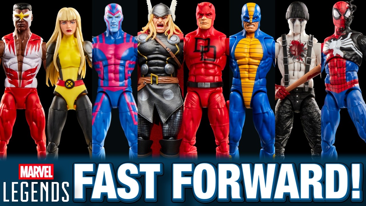 Fast Forward Marvel Legends Fanstream FEB 2026 X-Men Spider-Man Daredevil Avengers New Mutants More!