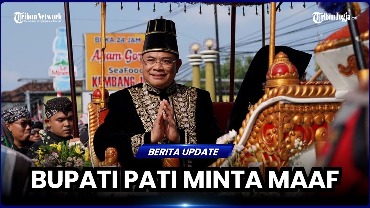 PEMKAB PATI BATALKAN RENCANA PBB NAIK 250%, BUPATI MINTA MAAF