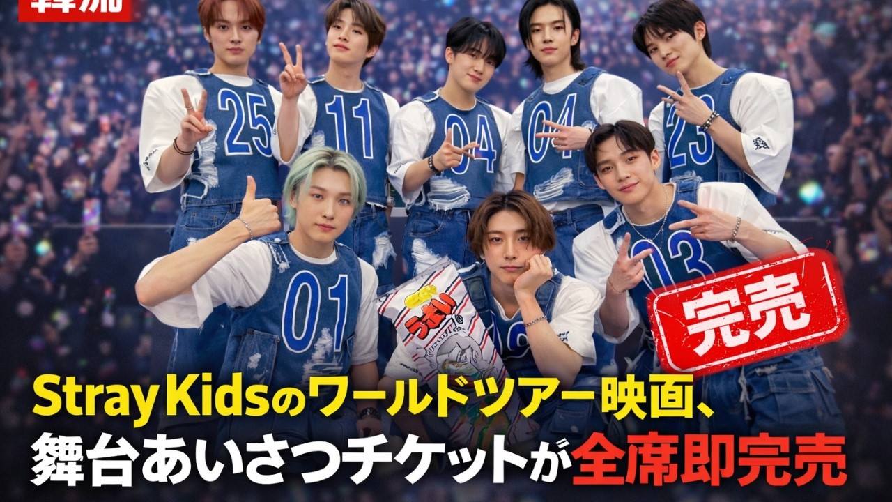 Stray Kids｜ワールドツアー映画が異次元人気｜舞台あいさつチケット全席即完の衝撃 #StrayKids #スキズ #即完売