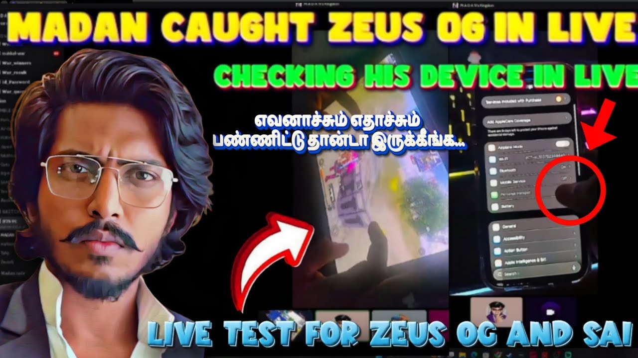 Madan Check Hack in Zeus Og Divice | Live Test Zeus vs Sai TDM #madan #bgmilive #pubgmobile #madanop