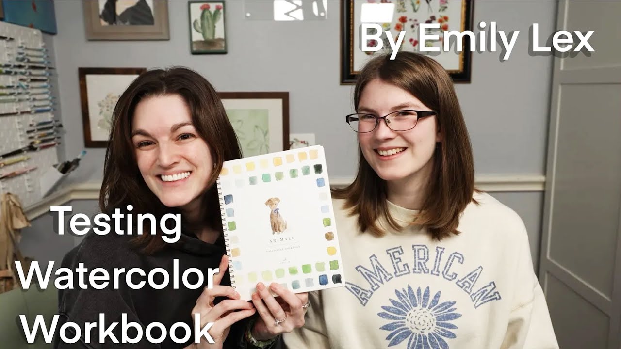 Watercolor Workbook!! Let's try this out!