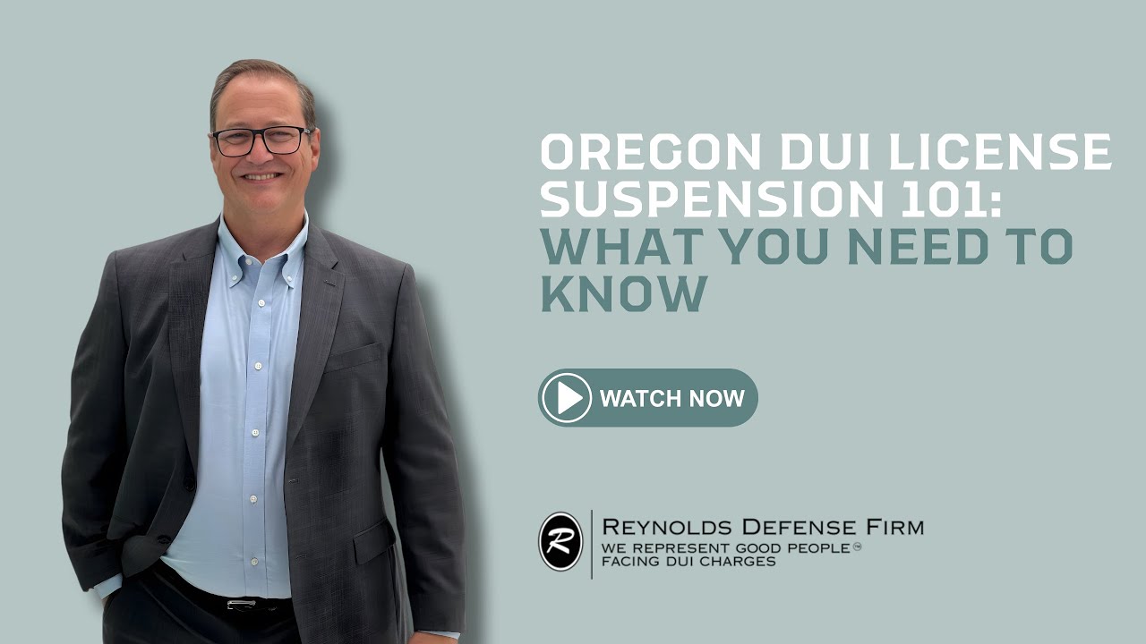 Oregon DUI License Suspension 101: What You Need to Know