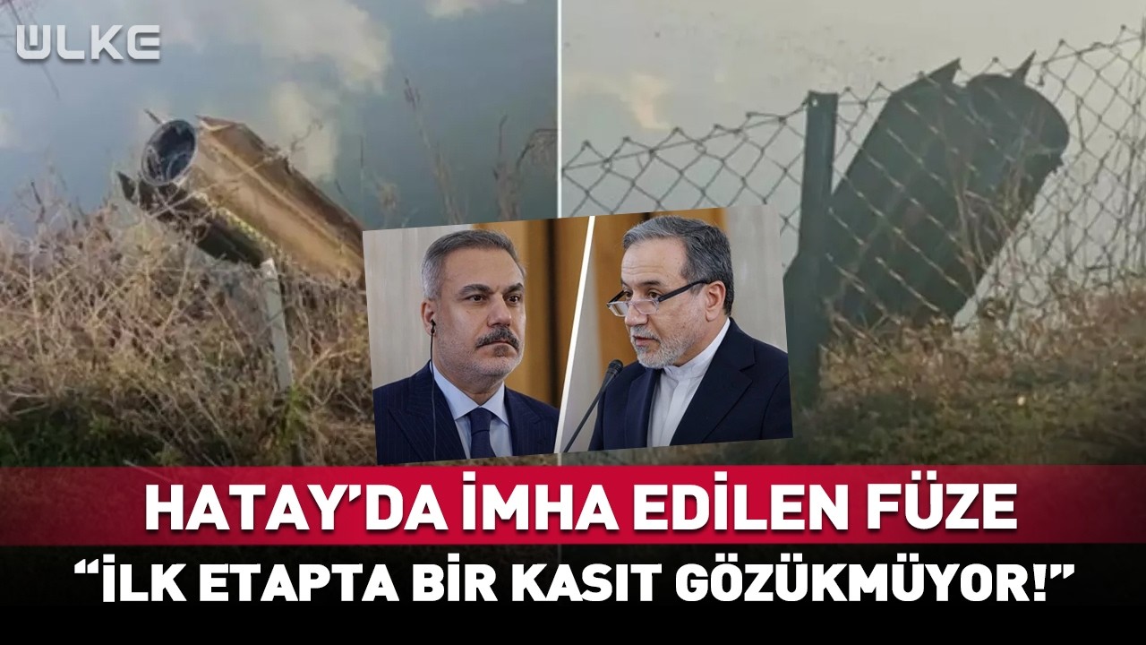 Hatay'da İmha Edilen Füze... 