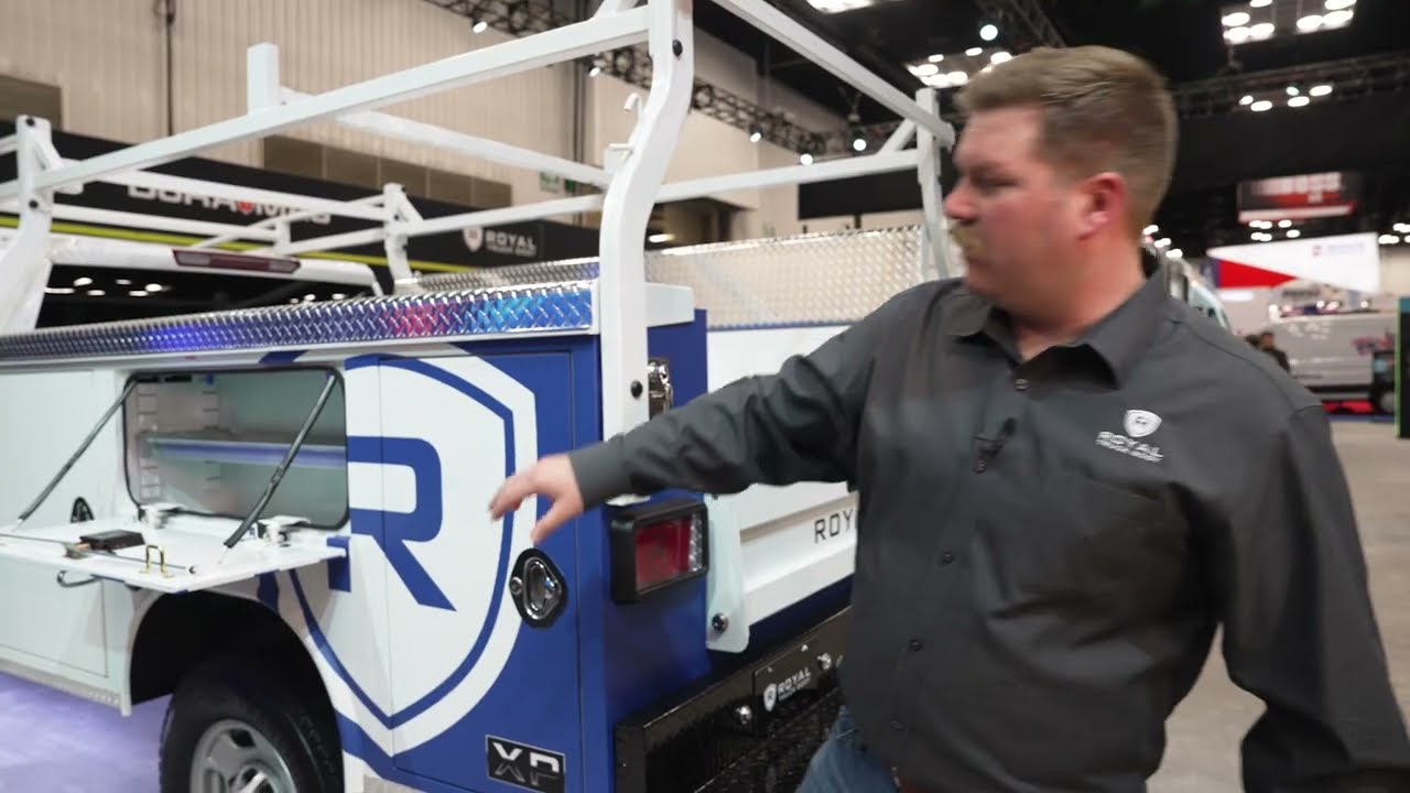 Royal Truck Body - XP Service Body, Lock in Rod feature