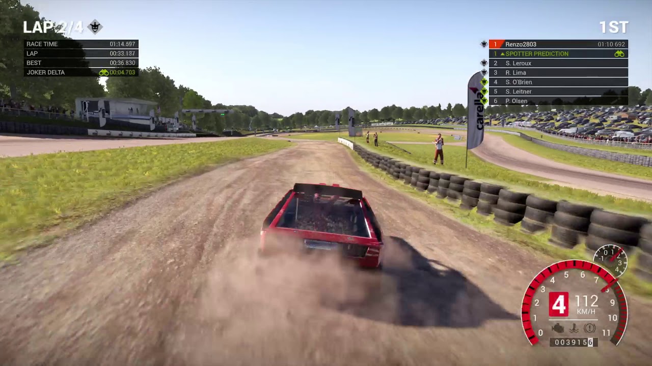 DiRT 4_Rallycross Full Circuit - Lydden Hill / England - Lancia Delta S4 Rallycross