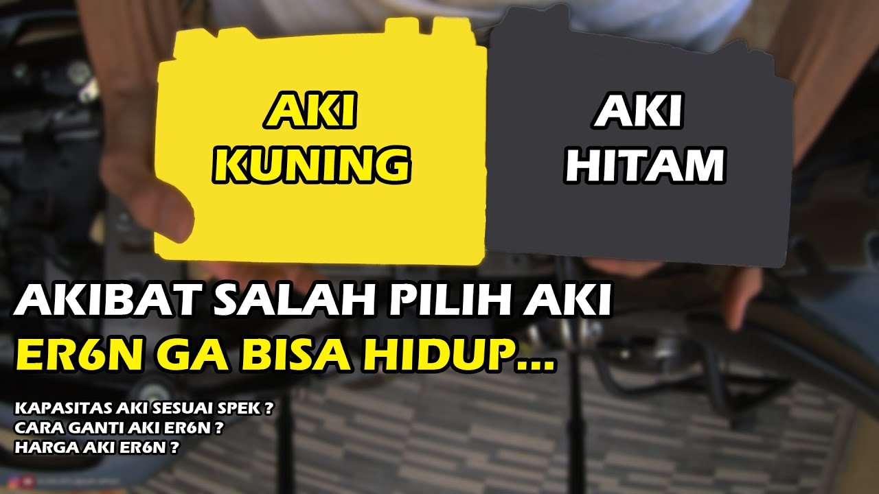 Ganti aki moge ER6N motobatt accu MBTX9U yuasa YTX9BS YTX9-BS