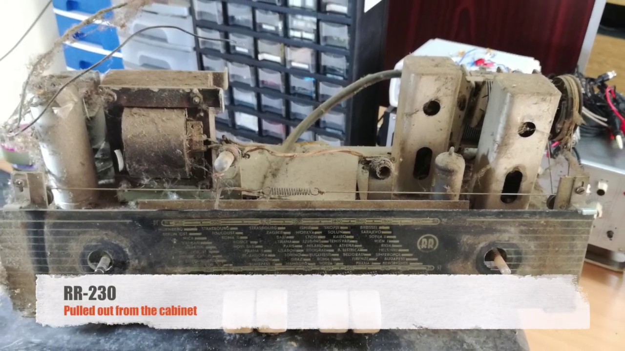 Fixing Vintage Tube Radio RR 230 - Part I