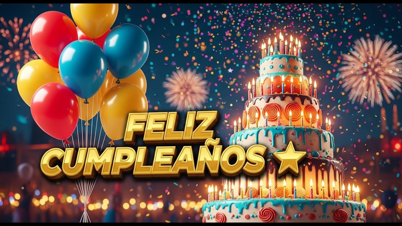 Felicidades y Alegría en este Día 🎉 Feliz Cumpleaños 🎂 Canción Alegre y Emotiva para Celebrar 🎶