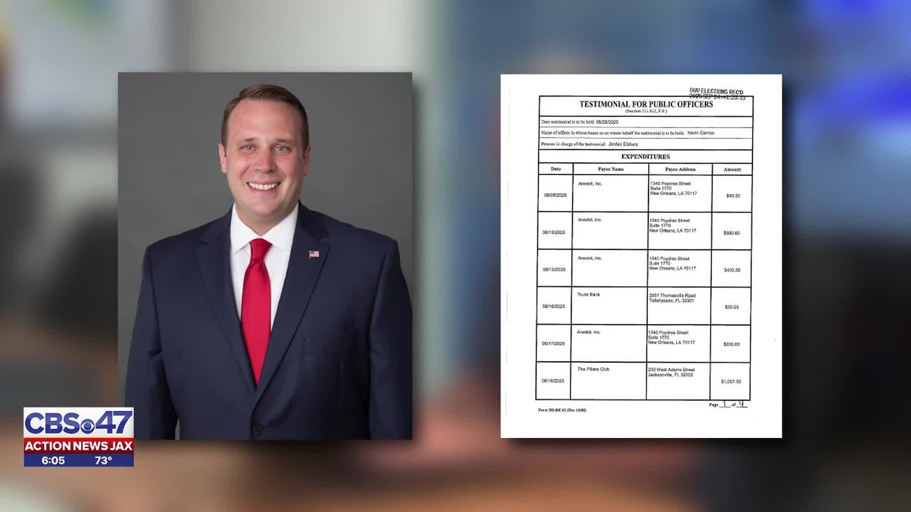 Finance Chair’s family business paid $35,000 for work at Jacksonville City Council President’s party