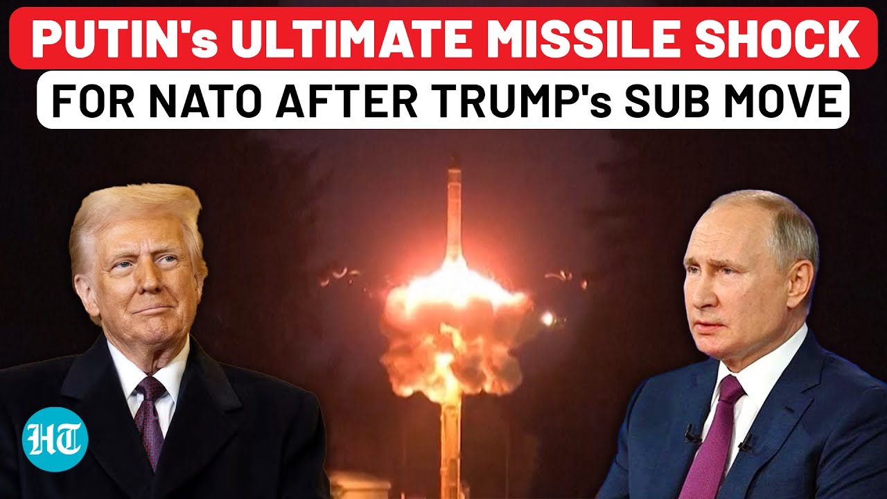 Putin Gives Ultimate Missile Shock To NATO After Trump's Nuclear Submarine Move| INF| Russia|Ukraine