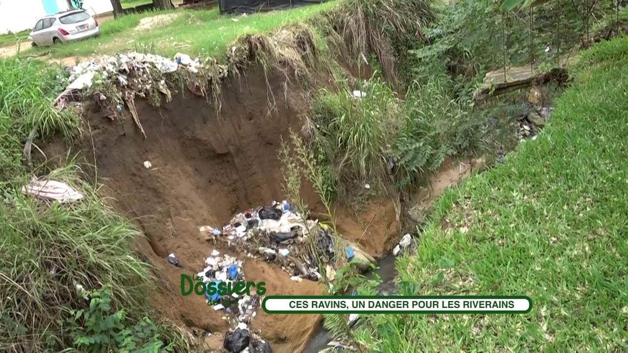 Des ravins dangereux troublent la quiétude des populations Dans les communes de Cocody et Abobo