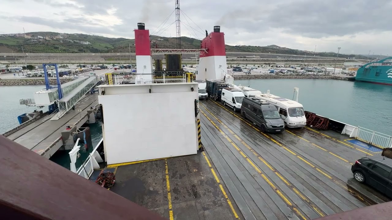 04 Die Überfahrt von Algeciras in Spanien nach Tanger Med in Marokko, ein Kontinentalübertritt