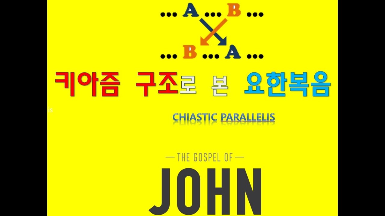키아즘구조로 본 요한복음