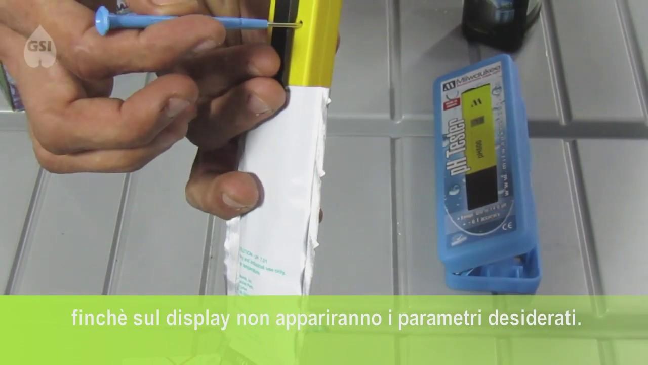Come calibrare un ph tester Milwaukee