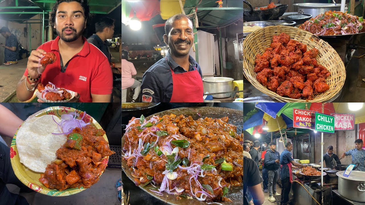 BHUBANESWAR FAMOUS ANNA GANJAM PAKORA AND CHILLI CHICKEN PURI || SATYA NAGAR #annaganjampakora