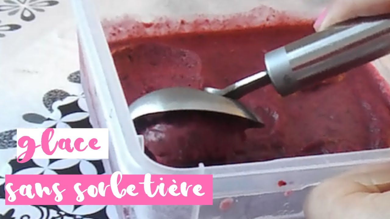 GLACE  EXPRESS MAISON🍦2 INGREDIENTS SANS SORBETIERE