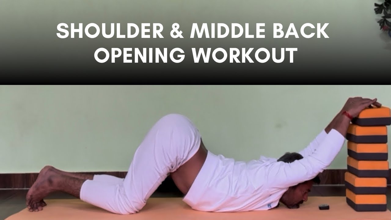 Shoulder & Middle Back Workout | Yoga For Middle Back & Shoulder #anmolsingh #yogapractice #yoga