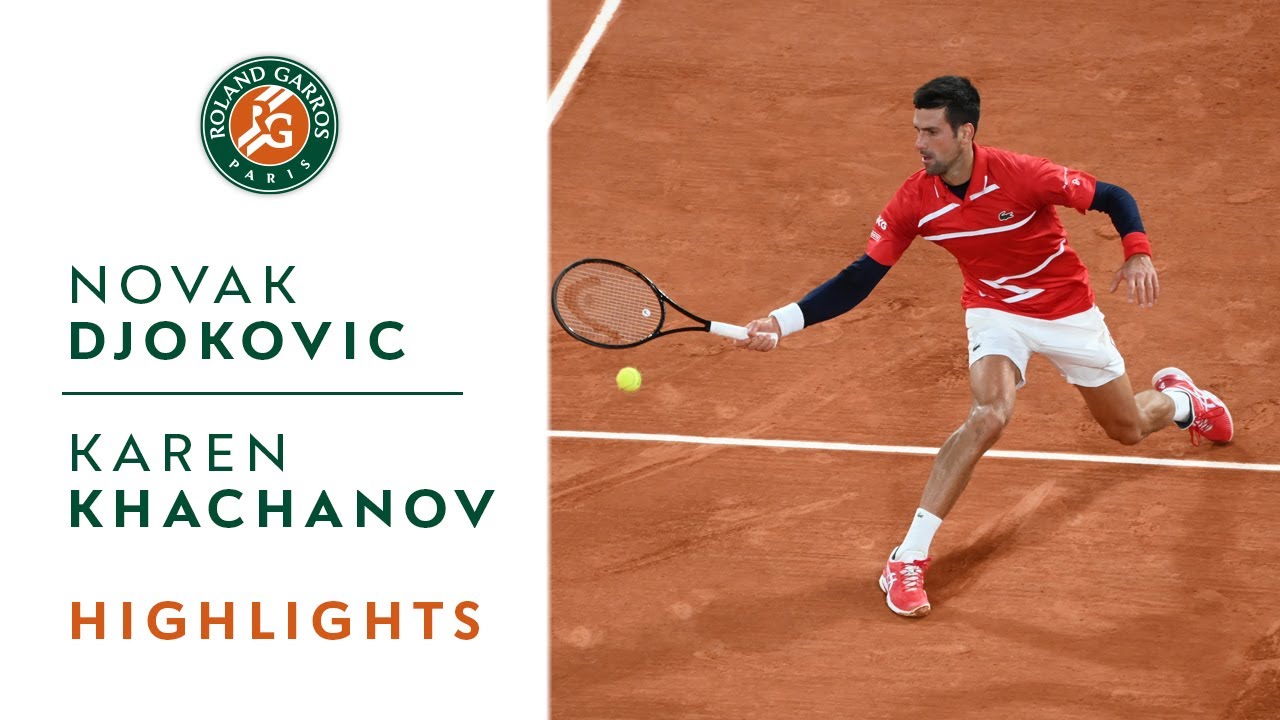 Novak Djokovic vs Karen Khachanov  - Round 4 Highlights I Roland-Garros 2020