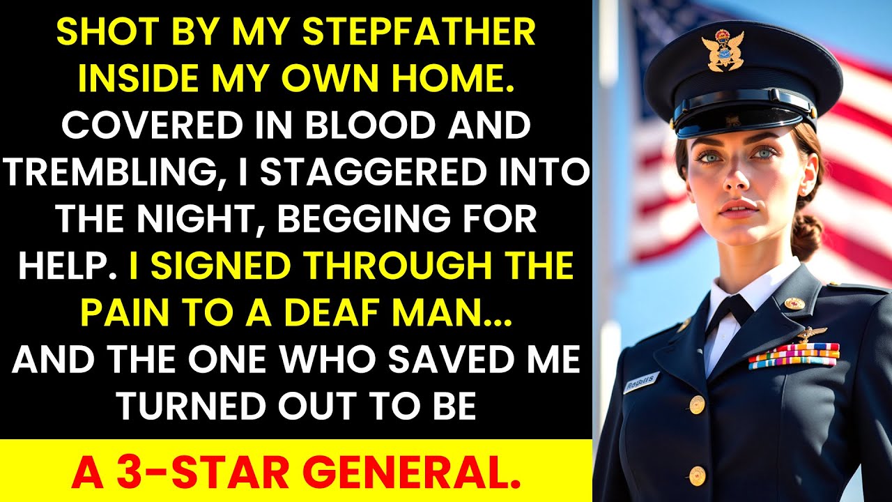 Shot By My Stepfather, I Escaped And Signed For Help — The Deaf Stranger Was A 3-Star General —Then…