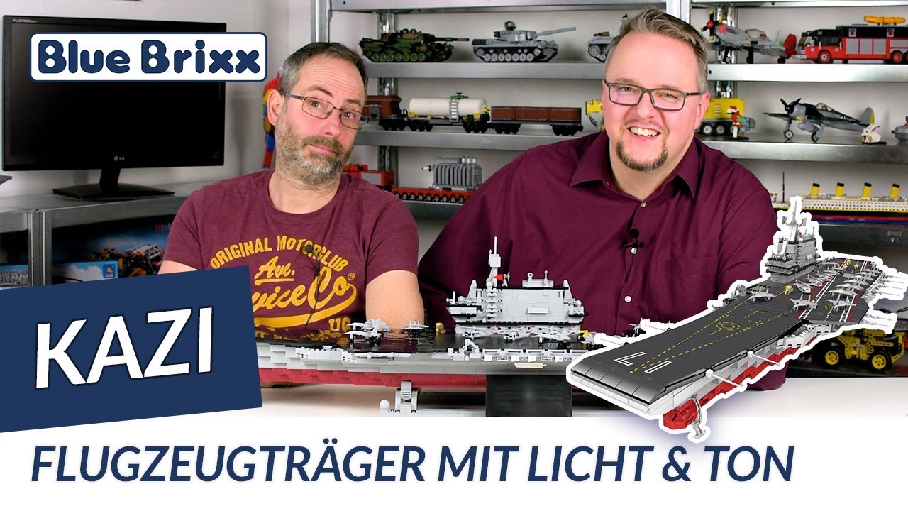 Flugzeugträger von Kazi @ BlueBrixx - mit Licht und Ton!