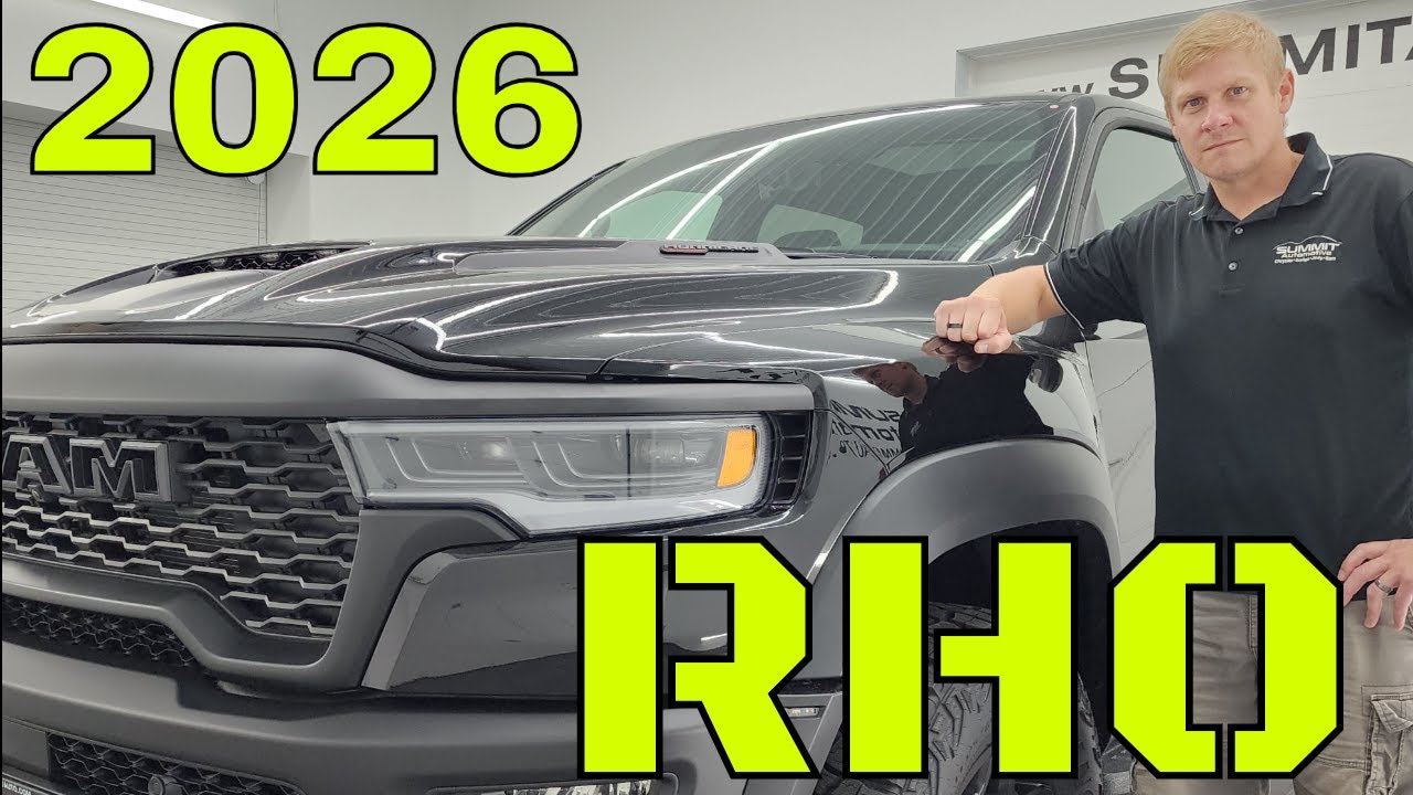 2026 RAM 1500 RHO MONOTONE DIAMOND BLACK FULL 4K WALKAROUND 26T8