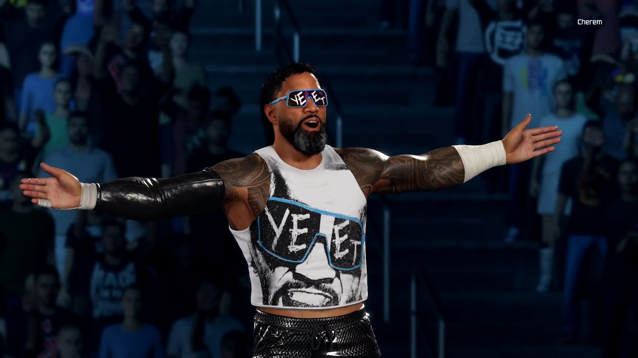 WWE 2K25 Джей Усо против Джейкоба Фату Raw