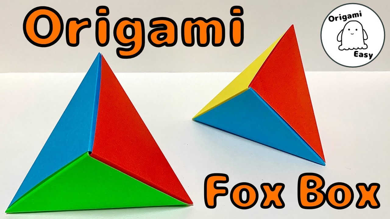 Origami Easy [Fox Box] How to make Foxbox