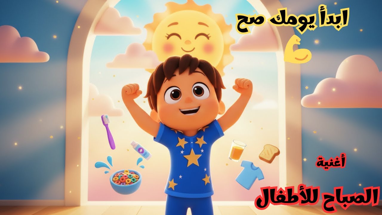 روتين الصباح للأطفال 🌞 سرّ الأطفال الناجحين!#أغاني_أطفال #تعليم_الأطفال #الأطفال_المرحين #أناشيد_