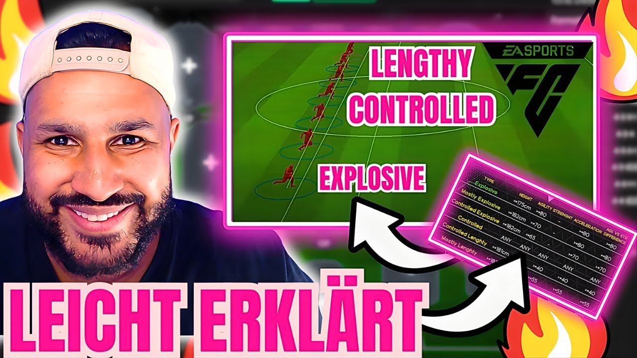 EXPLOSIVE vs CONTROLLED vs LENGTHY 😱 &ndash; Sprint-Stile in FC 26 LEICHT erkl&auml;rt!