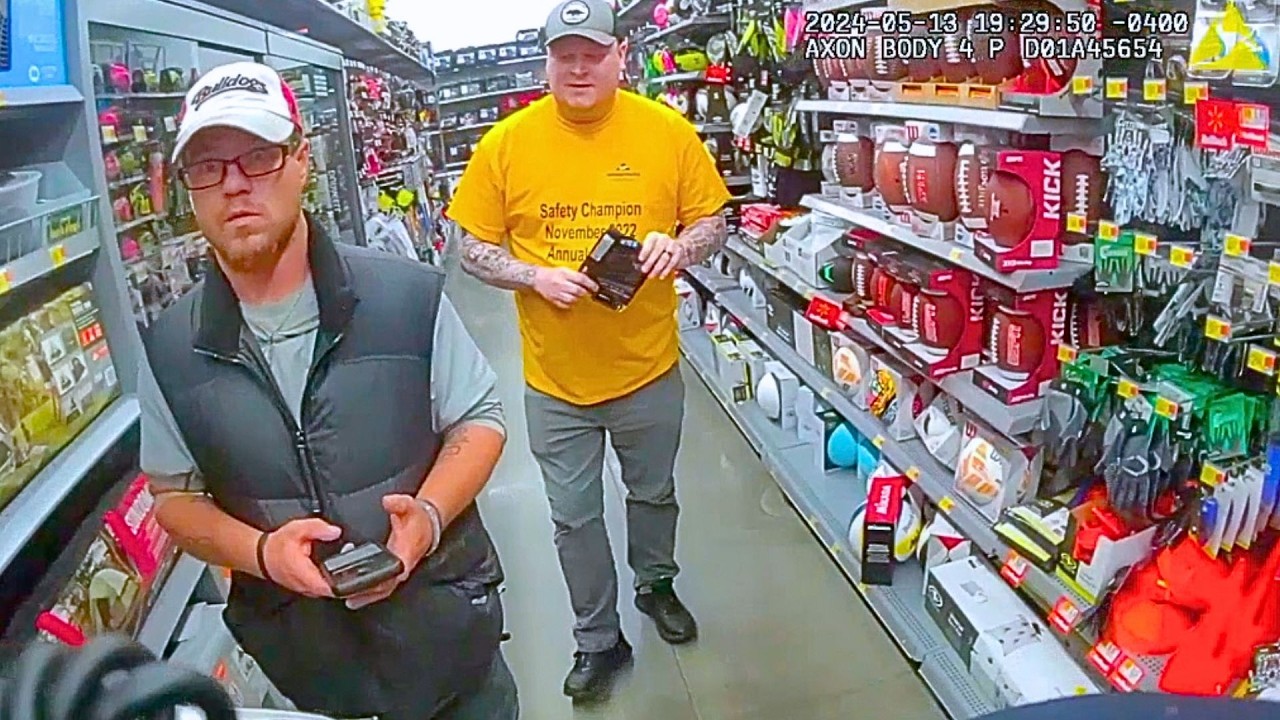 Shoplifter Caught Red-Handed, Cops Sneak Up On Him
