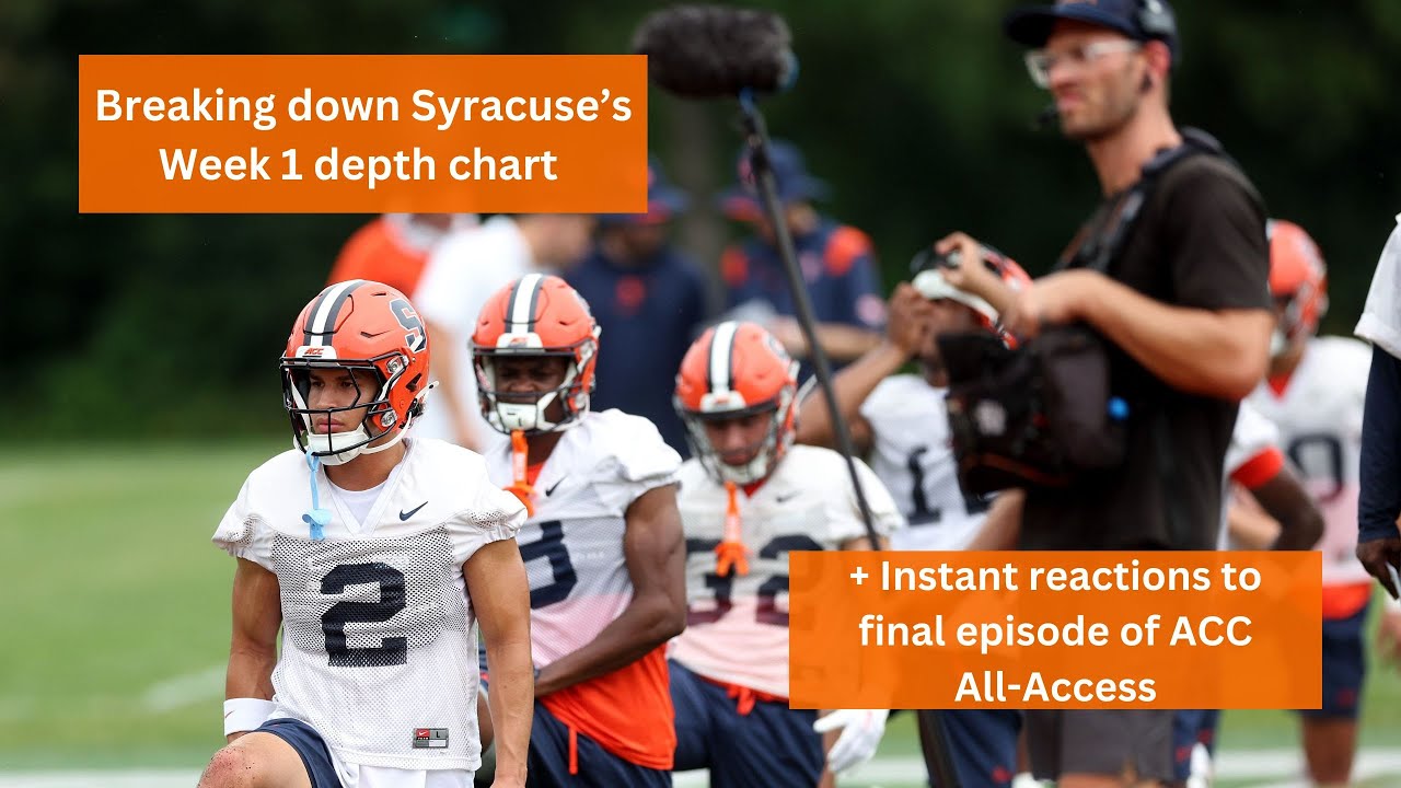 Takeaways from SU's Week 1 depth chart + Final reactions to ACC All-Access