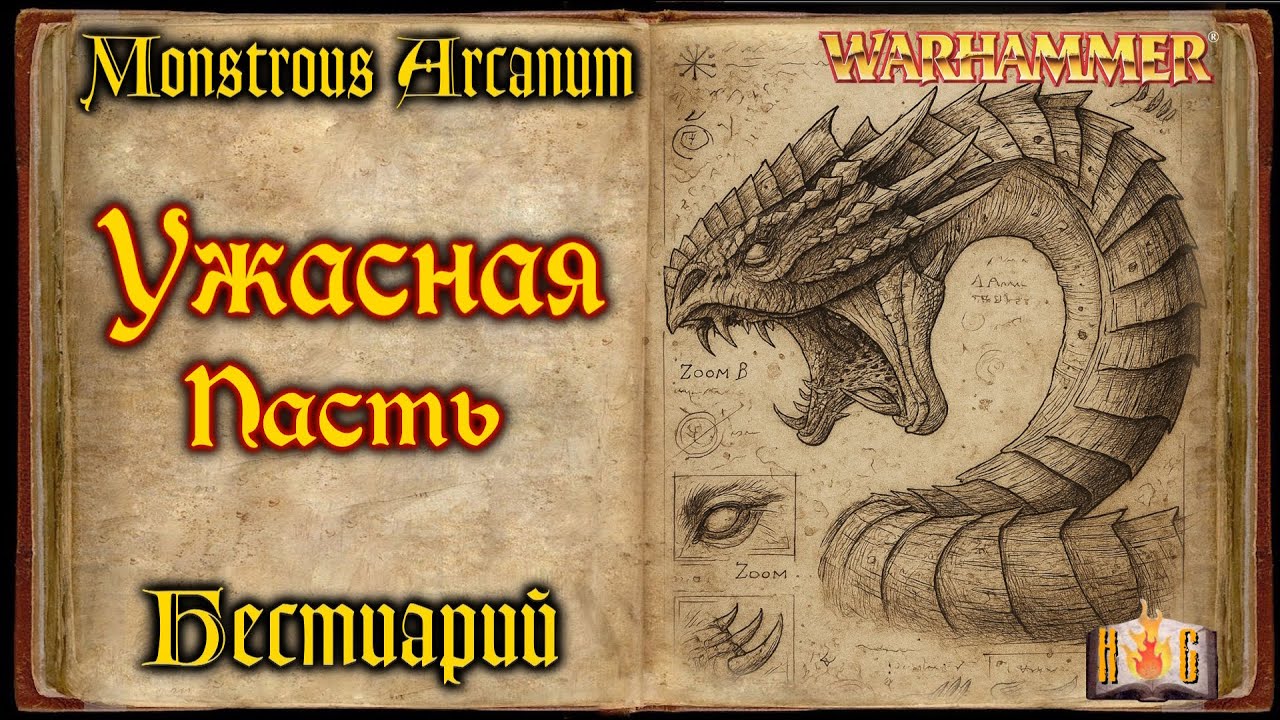 Ужасная Пасть - Dread Maw - Бестиарий Warhammer Fantasy - Monstrous Arcanum