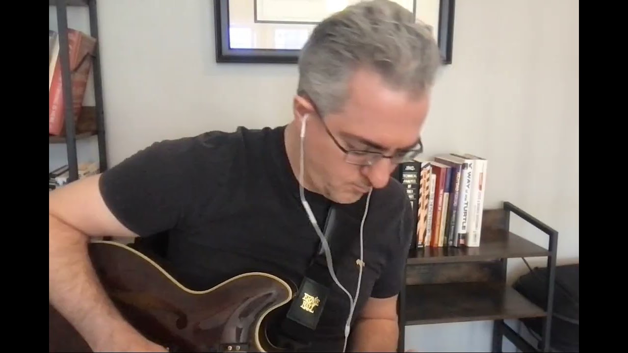 Day 1688 Practicing Dorian Modal song called Low by Eros Pragma First 2 Keys