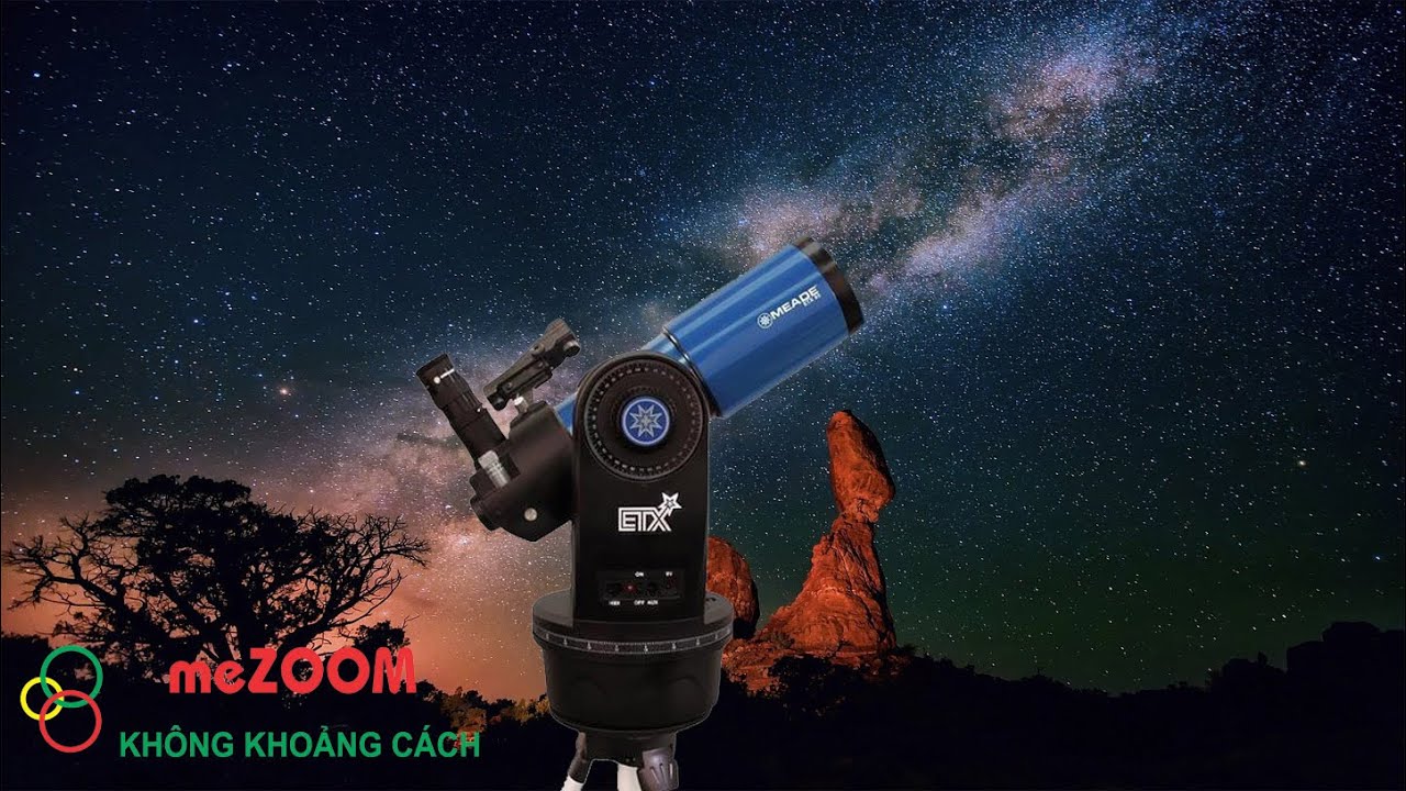 Kính viễn vọng khúc xạ Meade ETX 80 có chân đế điều khiển tự động "xịn sò"
