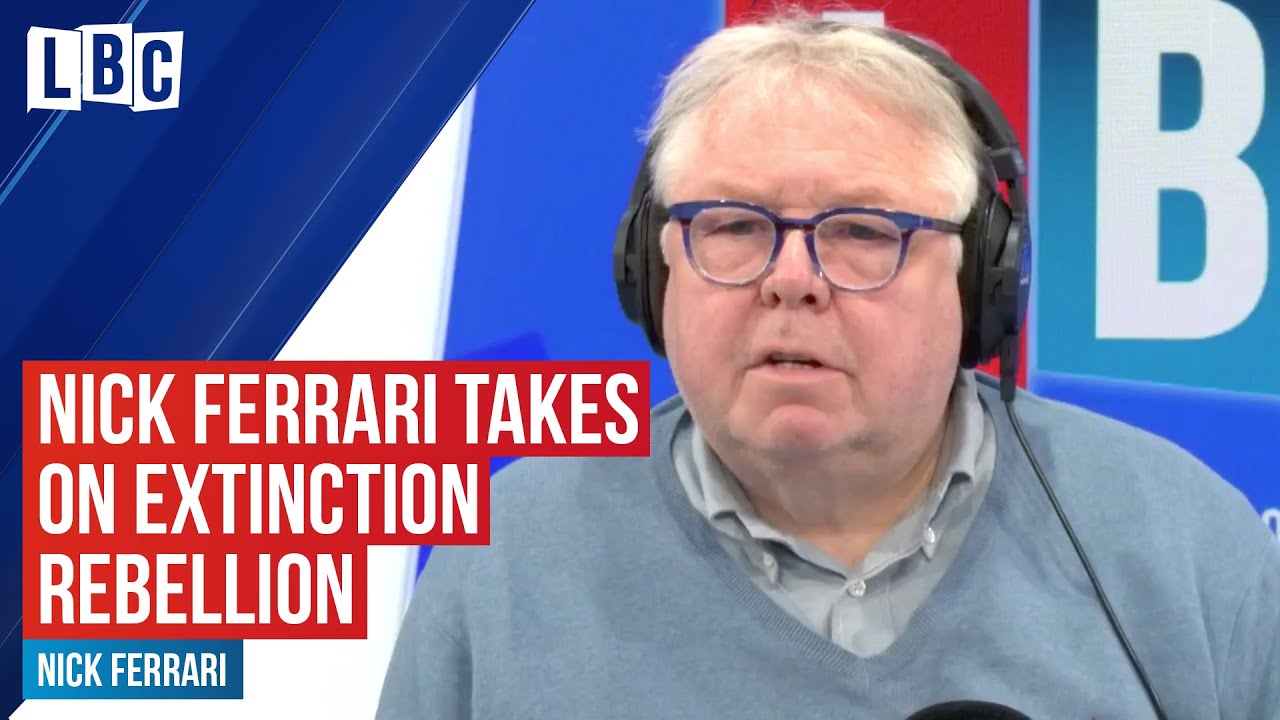 Nick Ferrari takes on Extinction Rebellion for digging up garden outside Home Office